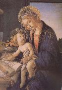 Sandro Botticelli Son of Our Lady of teaching reading painting